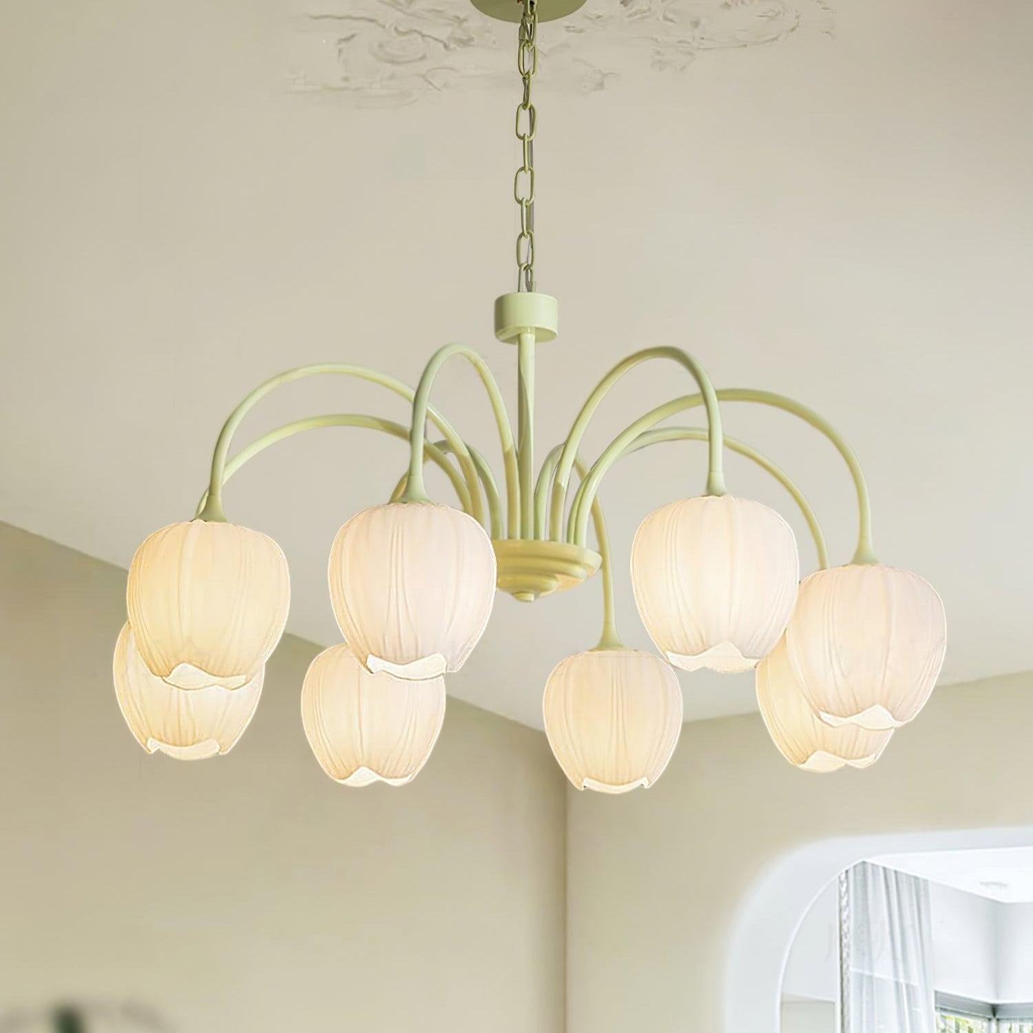 Aria Lampadari a Forma di Tulipano Fresco