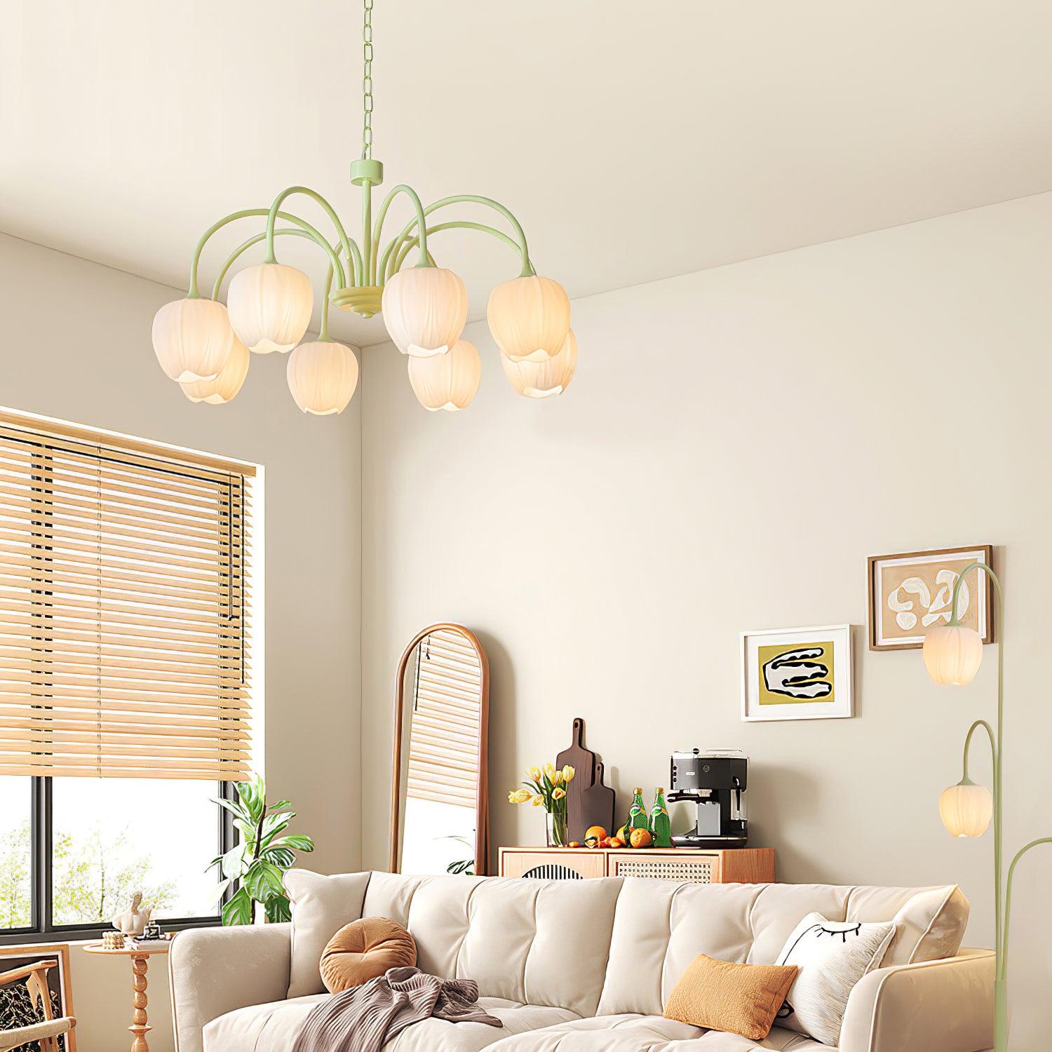Aria Lampadari a Forma di Tulipano Fresco