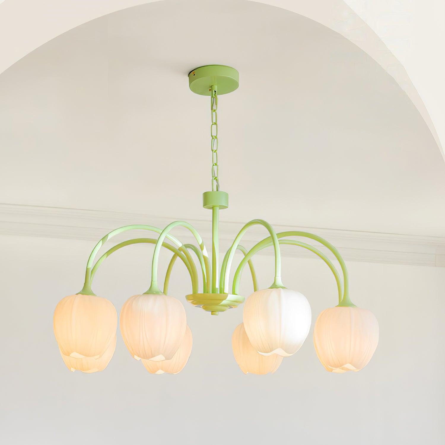 Aria Lampadari a Forma di Tulipano Fresco