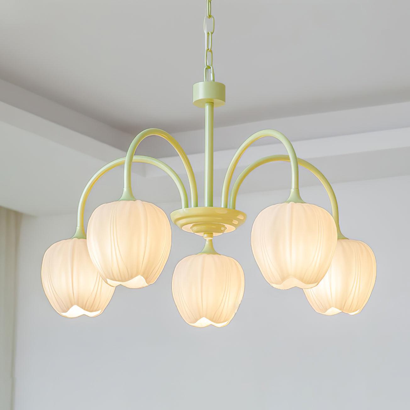 Aria Lampadari a Forma di Tulipano Fresco