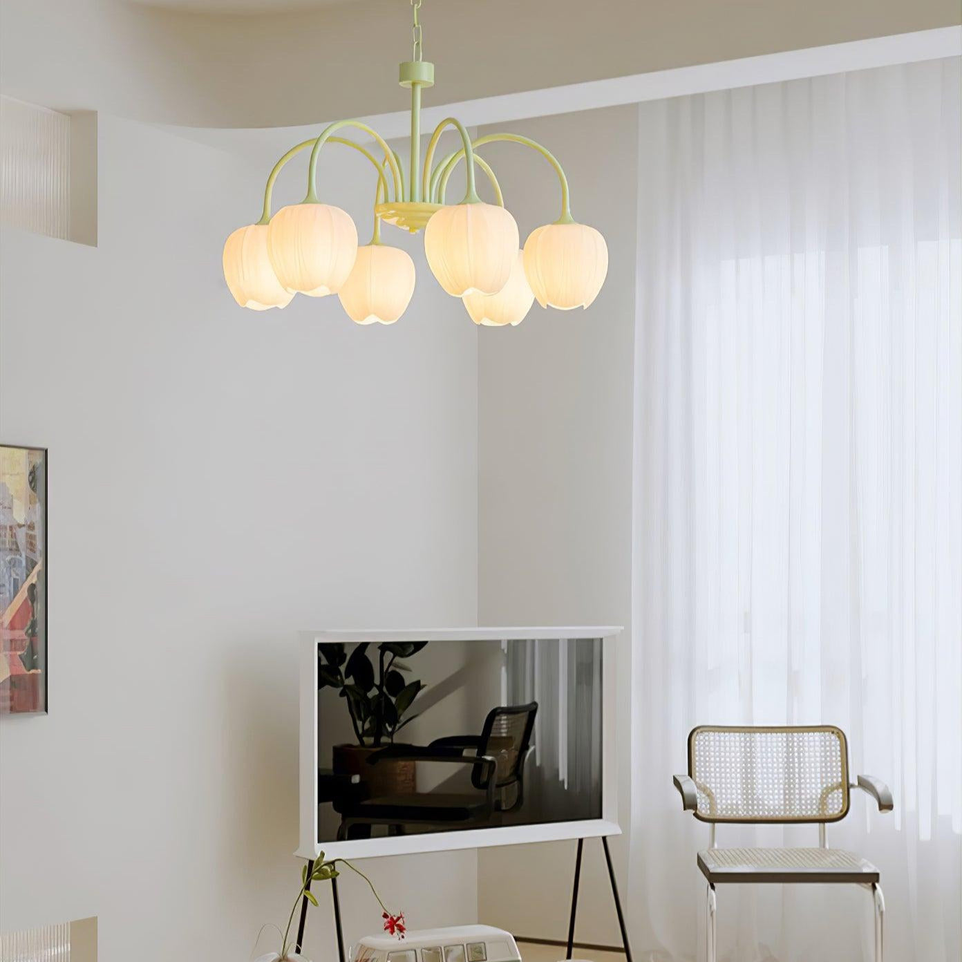 Aria Lampadari a Forma di Tulipano Fresco