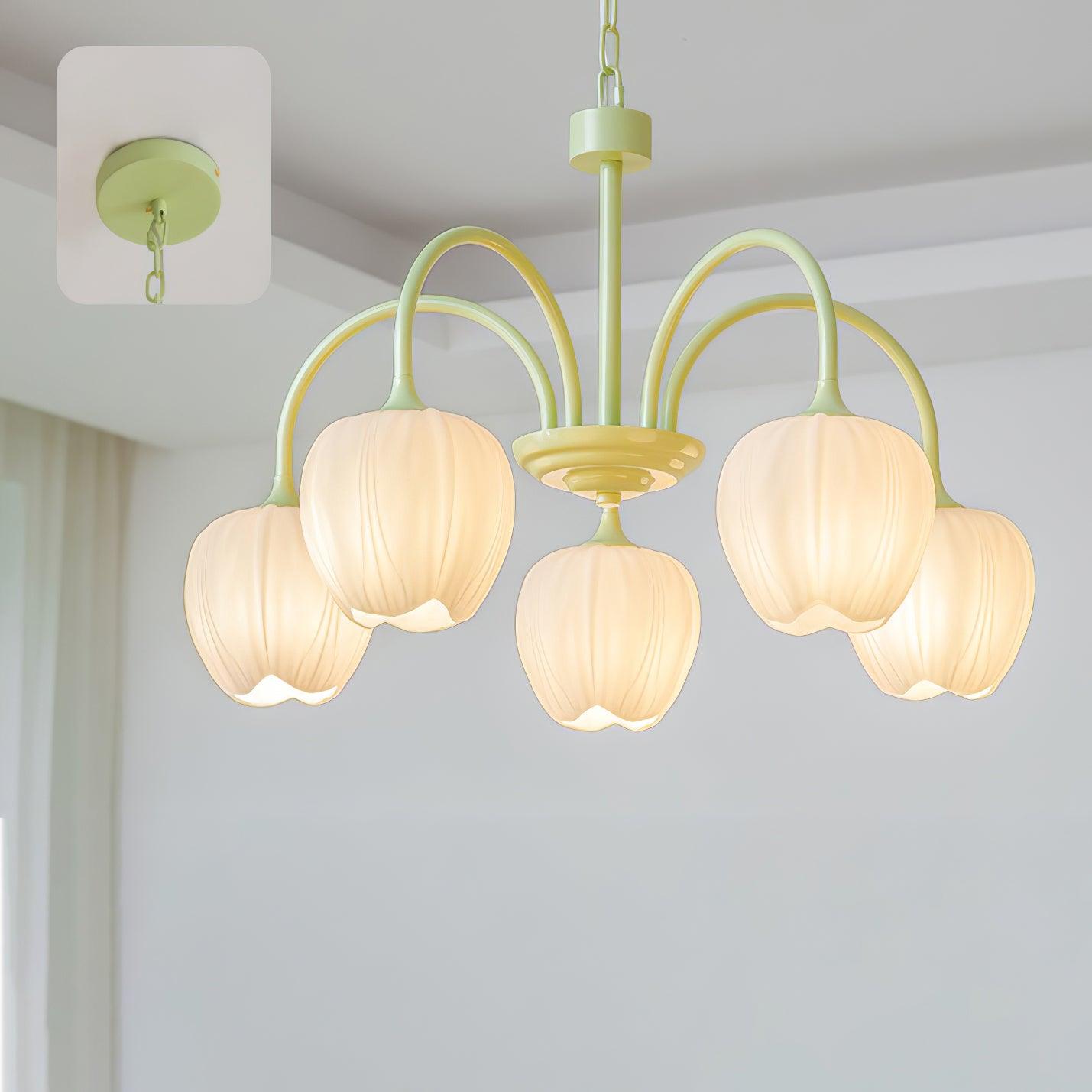 Aria Lampadari a Forma di Tulipano Fresco