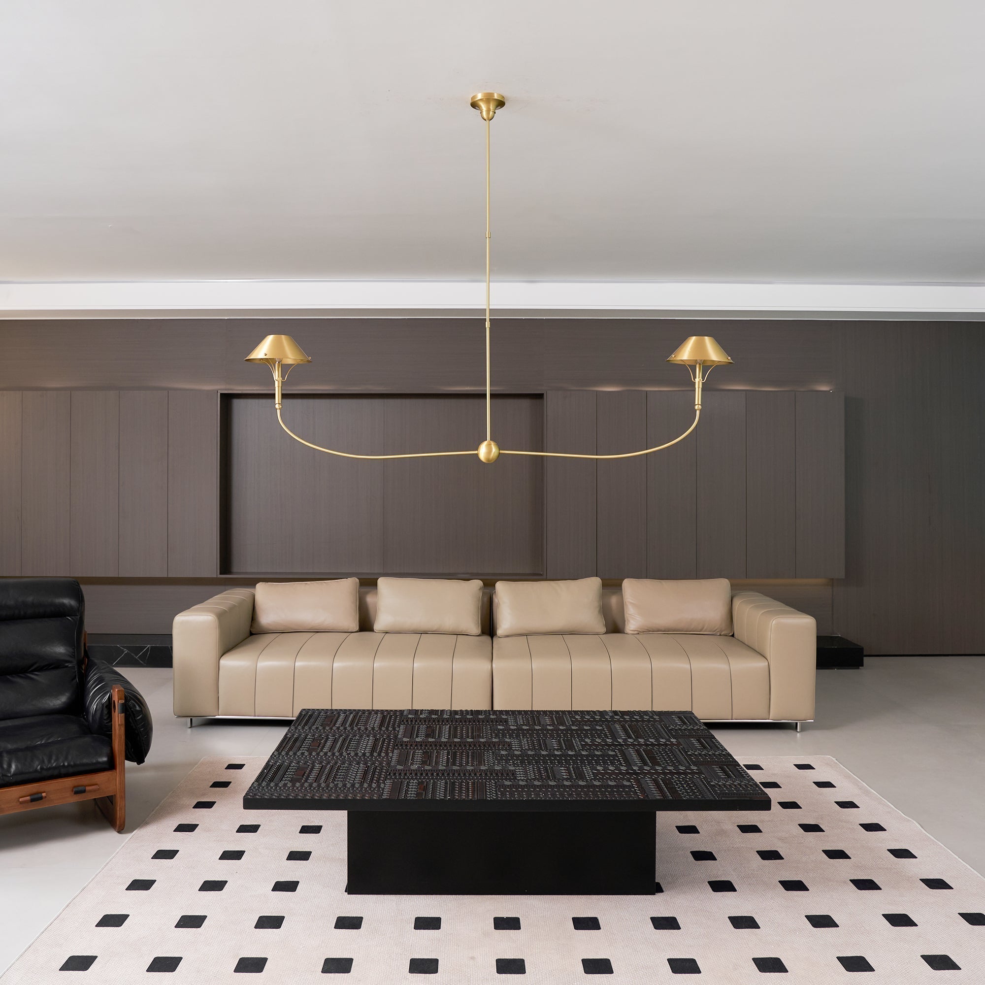 Turlington Vintage Industrial Brass Metal Chandelier - Lamp Copper