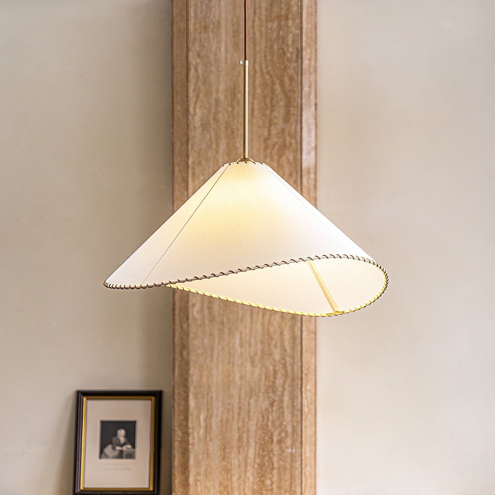 Twisted Shade Pendant Lamp - Blowlighting