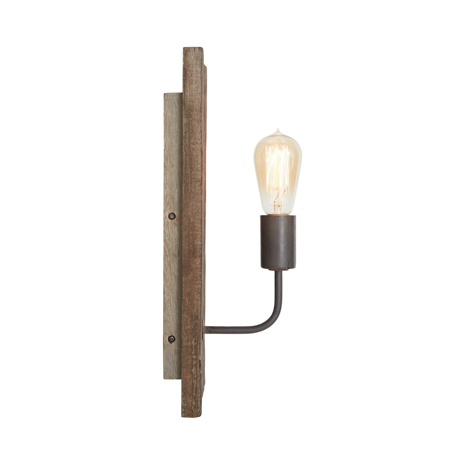 Ovenaris Vintage Industrial Wooden Metal Wall Lamp - Lamp Copper