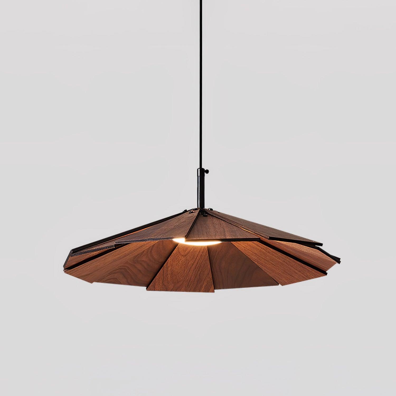 Umbrella Wooden Pendant Light - Blowlighting
