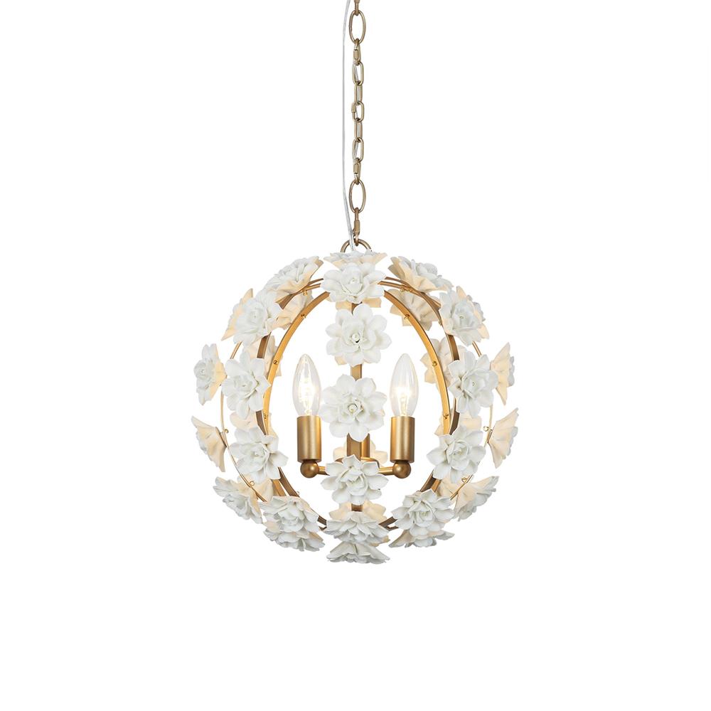 Syloran Postmodern Luxury Globe Ceramics Chandelier - Lamp Copper