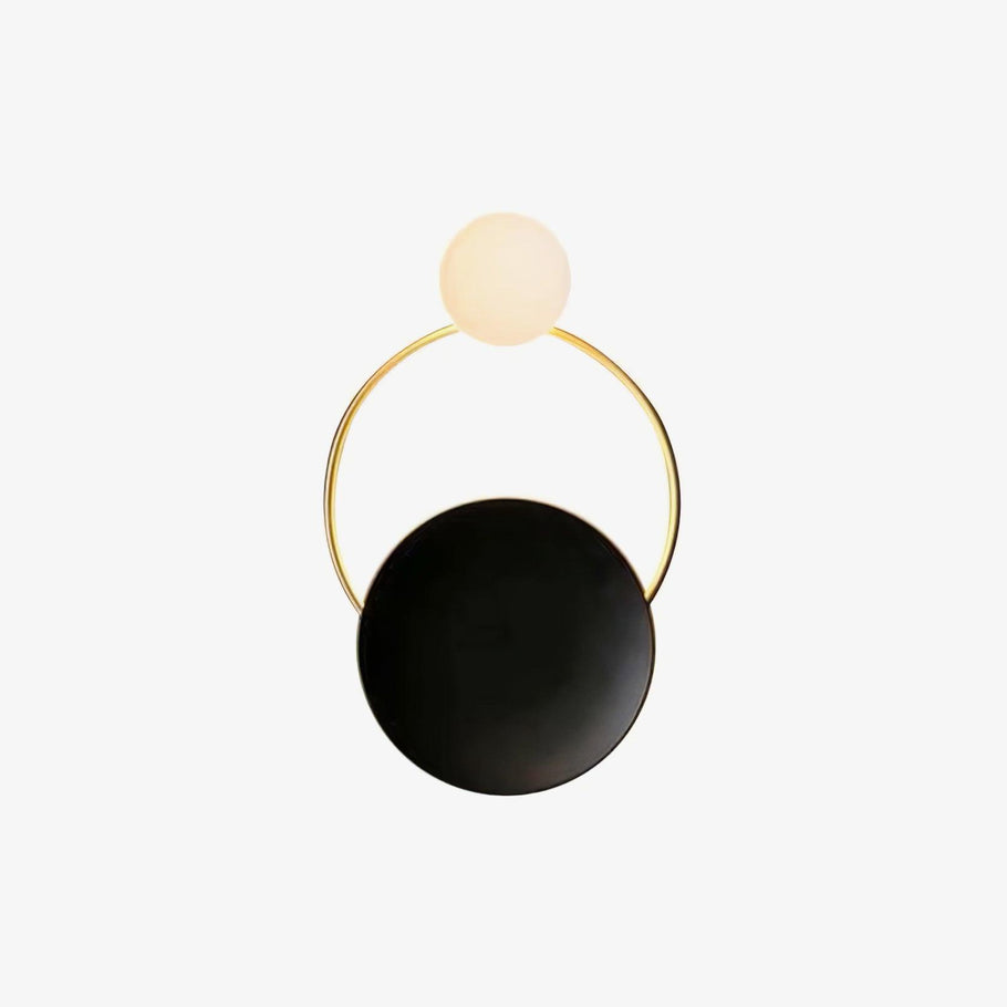 Arisha Moderno LED Triplo Anelli Metallo Vetro Applique