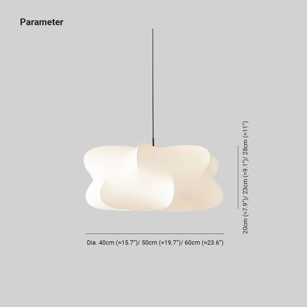 Ritta Lampada a Sospensione con Design a Bozzolo