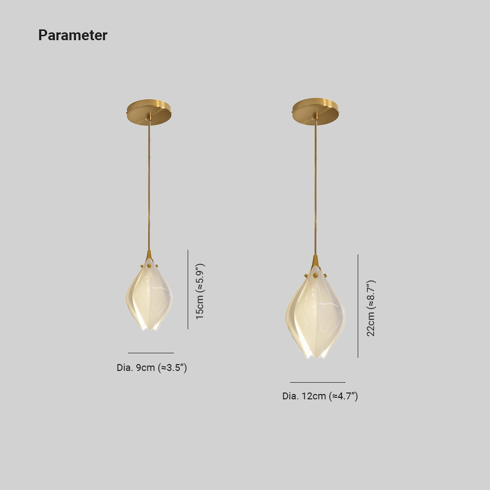Lustra Lampada a Sospensione Bianco Floreale Ceramica