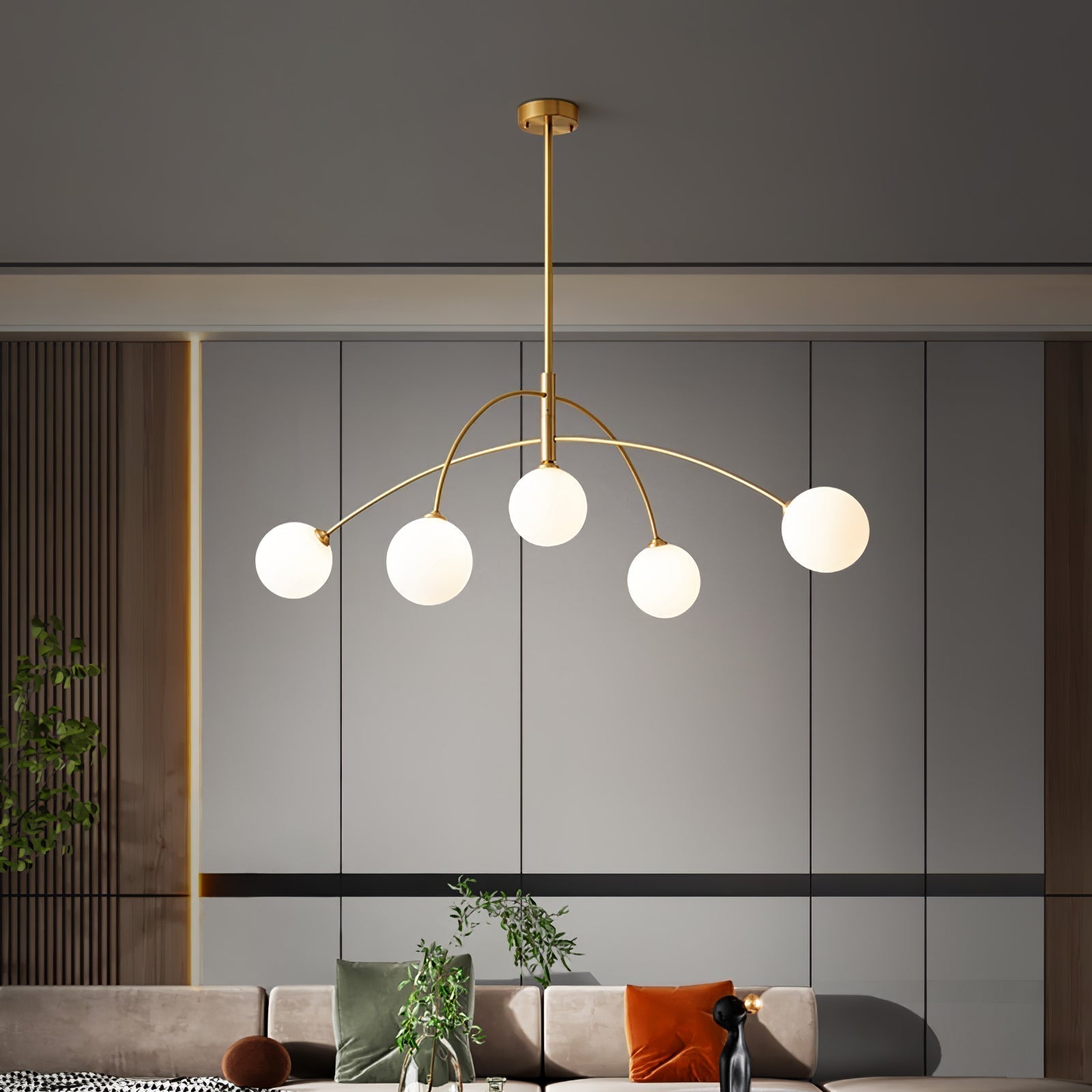 Valentina Arc Chandelier - Blowlighting