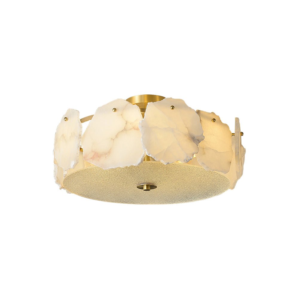 Amara Alabaster Flush Mount Ceiling Light - Neutralighting