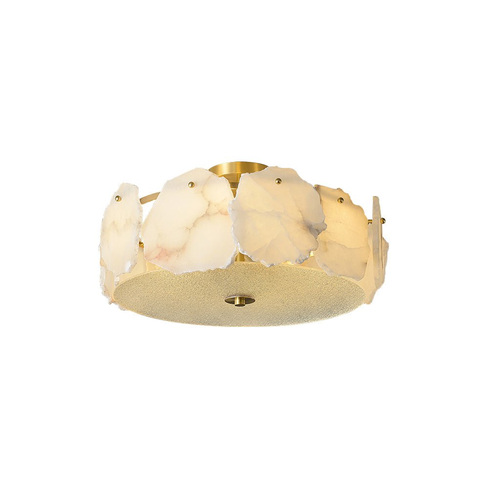 Amara Alabaster Flush Mount Ceiling Light - Neutralighting