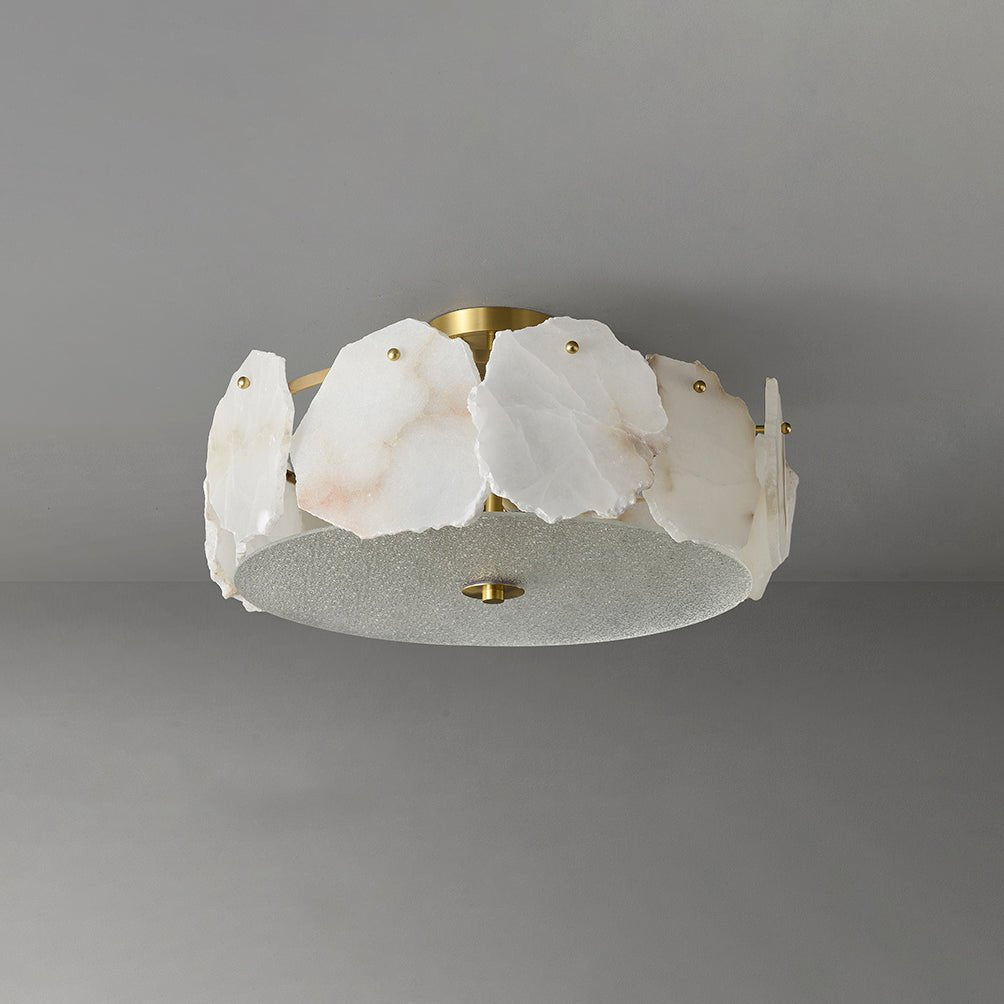 Amara Alabaster Flush Mount Ceiling Light - Neutralighting