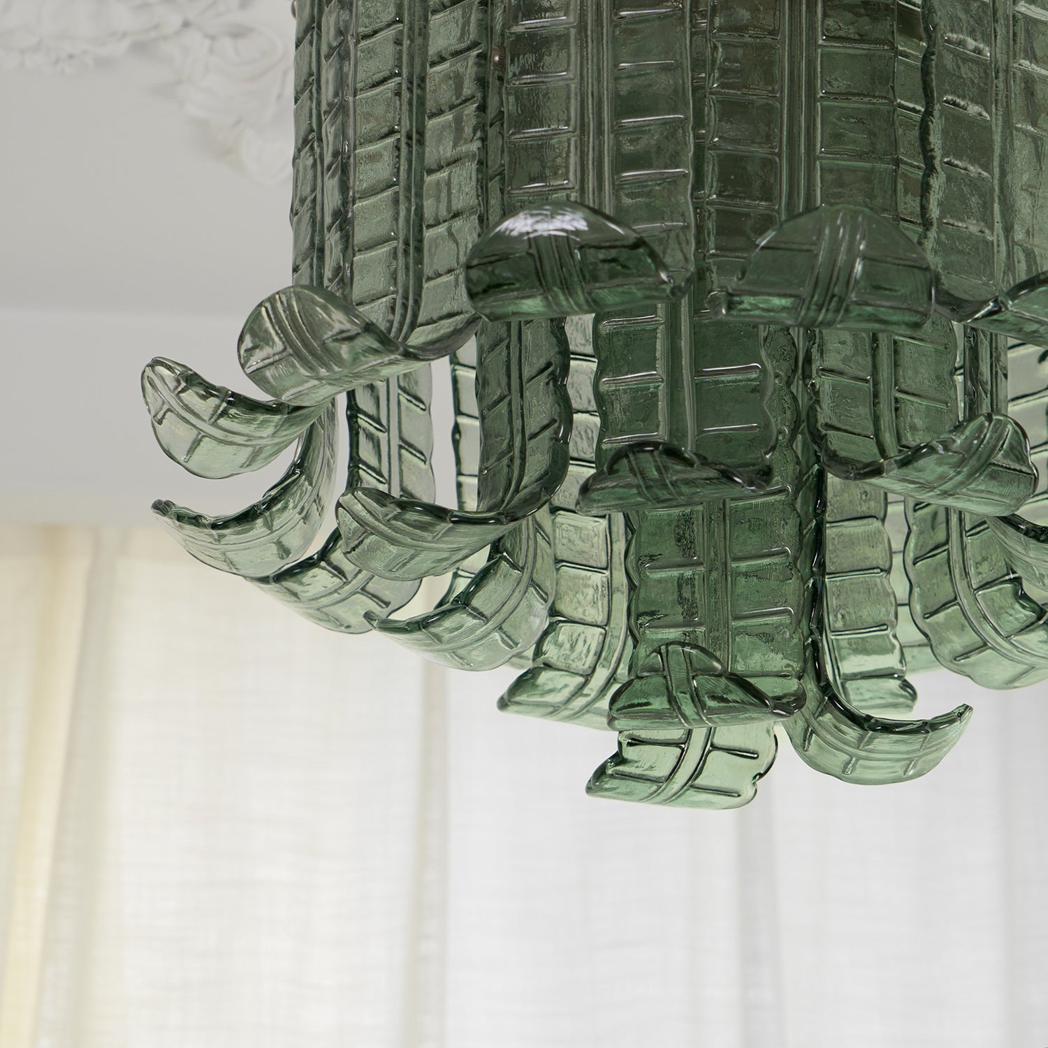 Aurora Ceiling Lamp Murano Glass Petal Vintage - Blowlighting