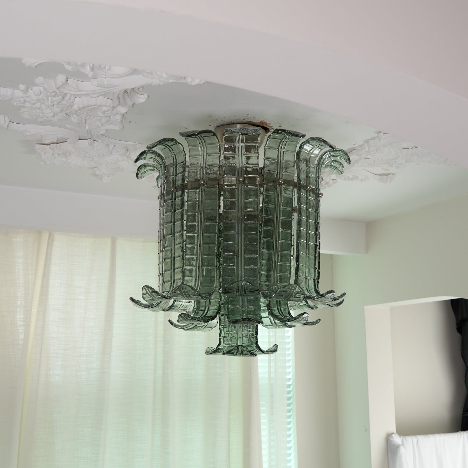 Aurora Ceiling Lamp Murano Glass Petal Vintage - Blowlighting