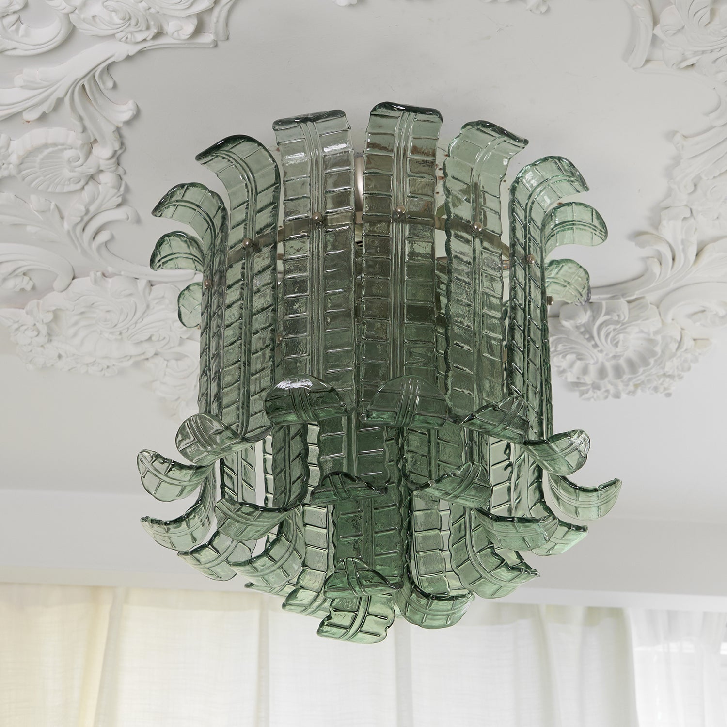 Aurora Ceiling Lamp Murano Glass Petal Vintage - Blowlighting