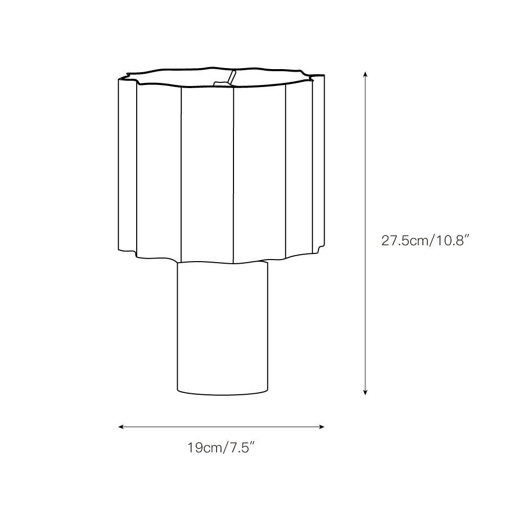 Valli Table Lamp (Built-in Battery) - Lamp Copper