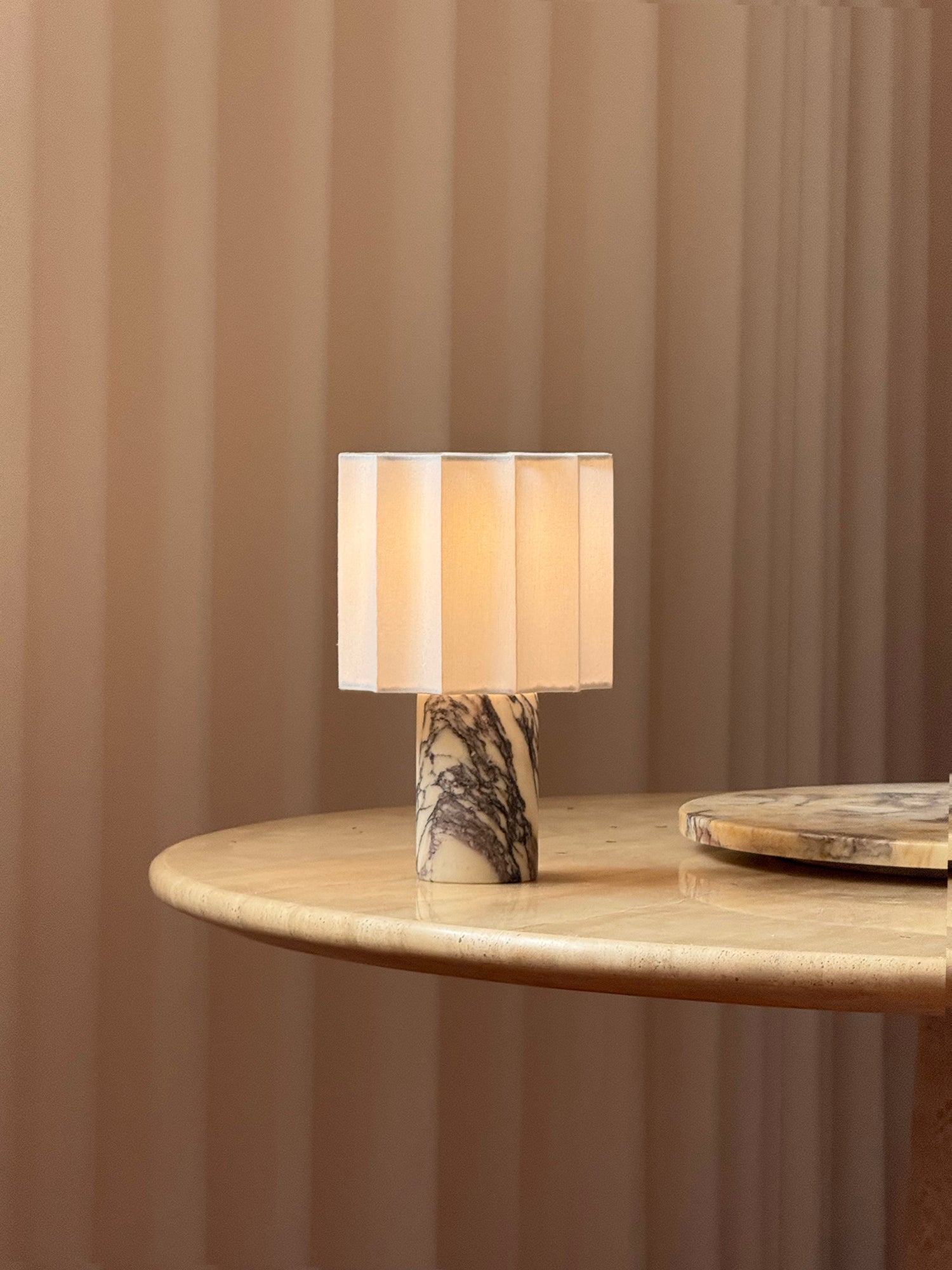 Valli Table Lamp (Built-in Battery) - Lamp Copper
