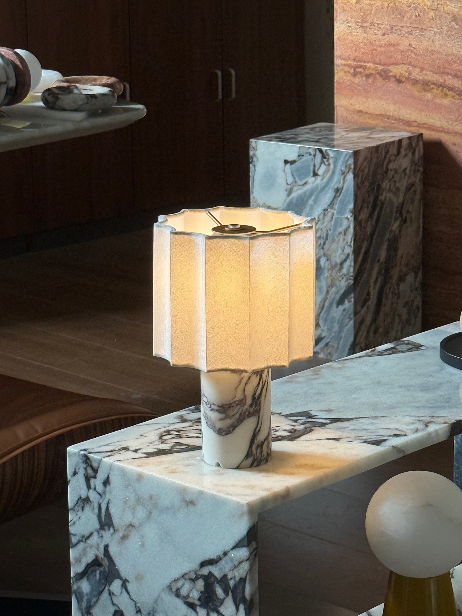 Valli Table Lamp (Built-in Battery) - Lamp Copper