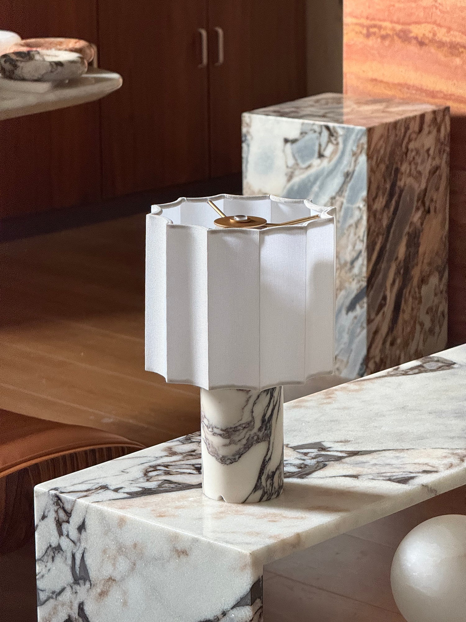 Valli Table Lamp (Built-in Battery) - Lamp Copper