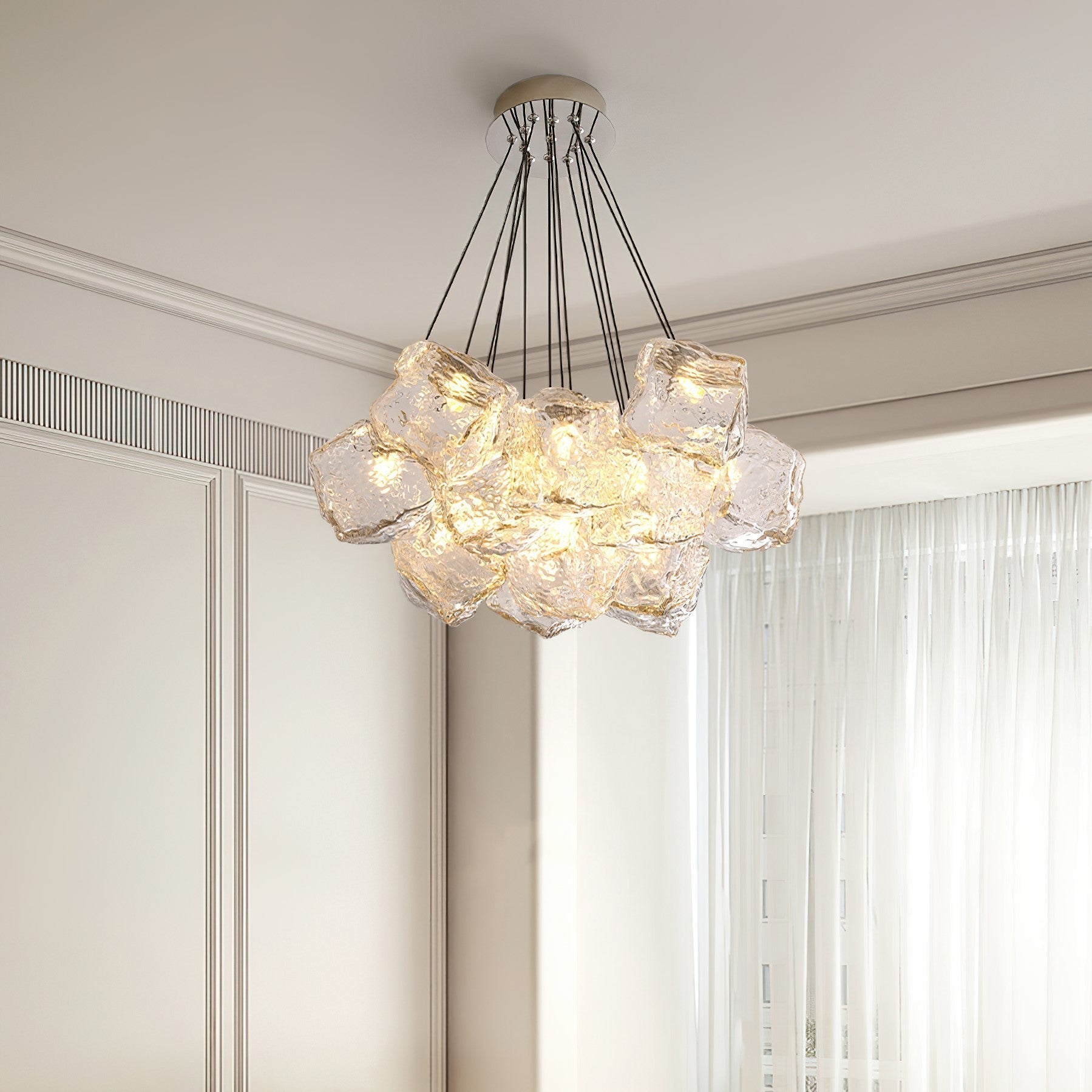 Aurora Chandelier Ice Sparkling - Blowlighting