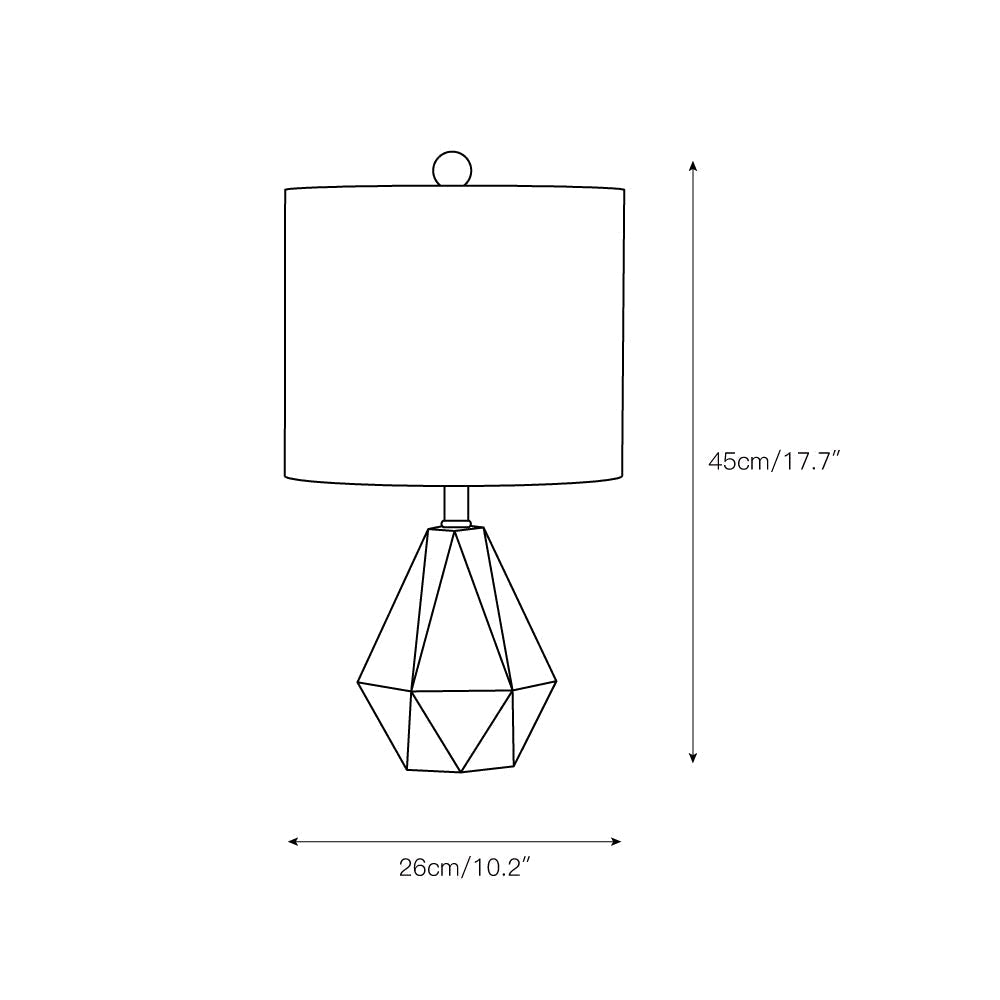 Vaughn Table Lamp - Lamp Copper