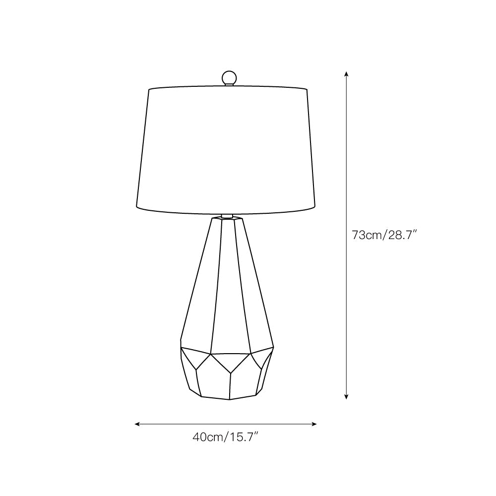 Vaughn Table Lamp - Lamp Copper