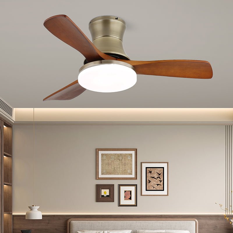 Ventilatore da soffitto Elara con finitura oro