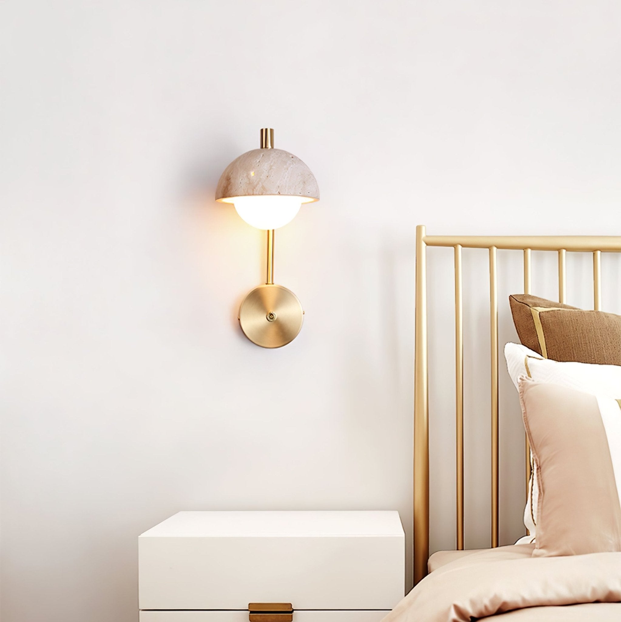 Ormaren Travertine Wall Light - Blowlighting