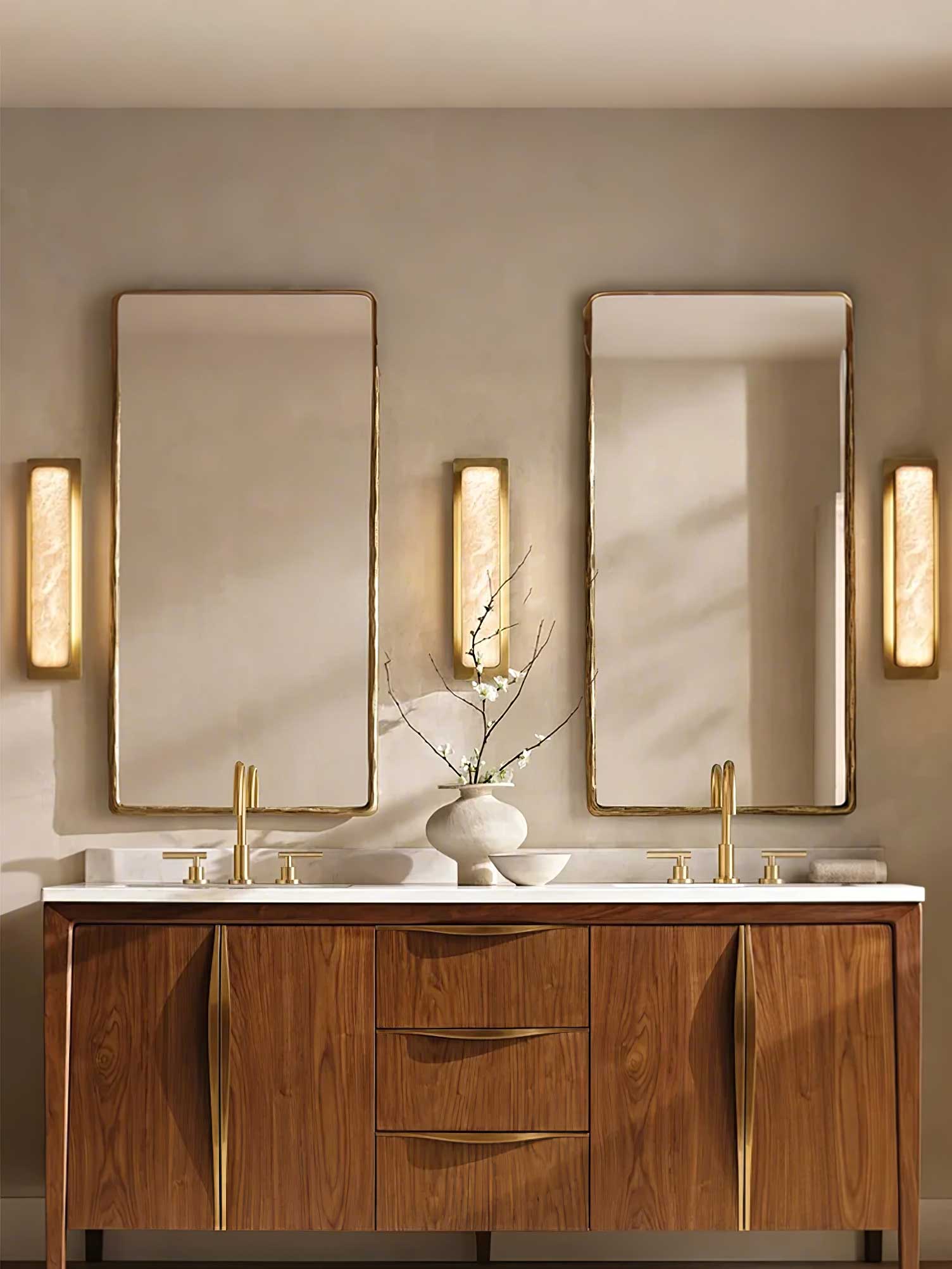 Ollore Linear Alabaster Wall Light - Neutralighting