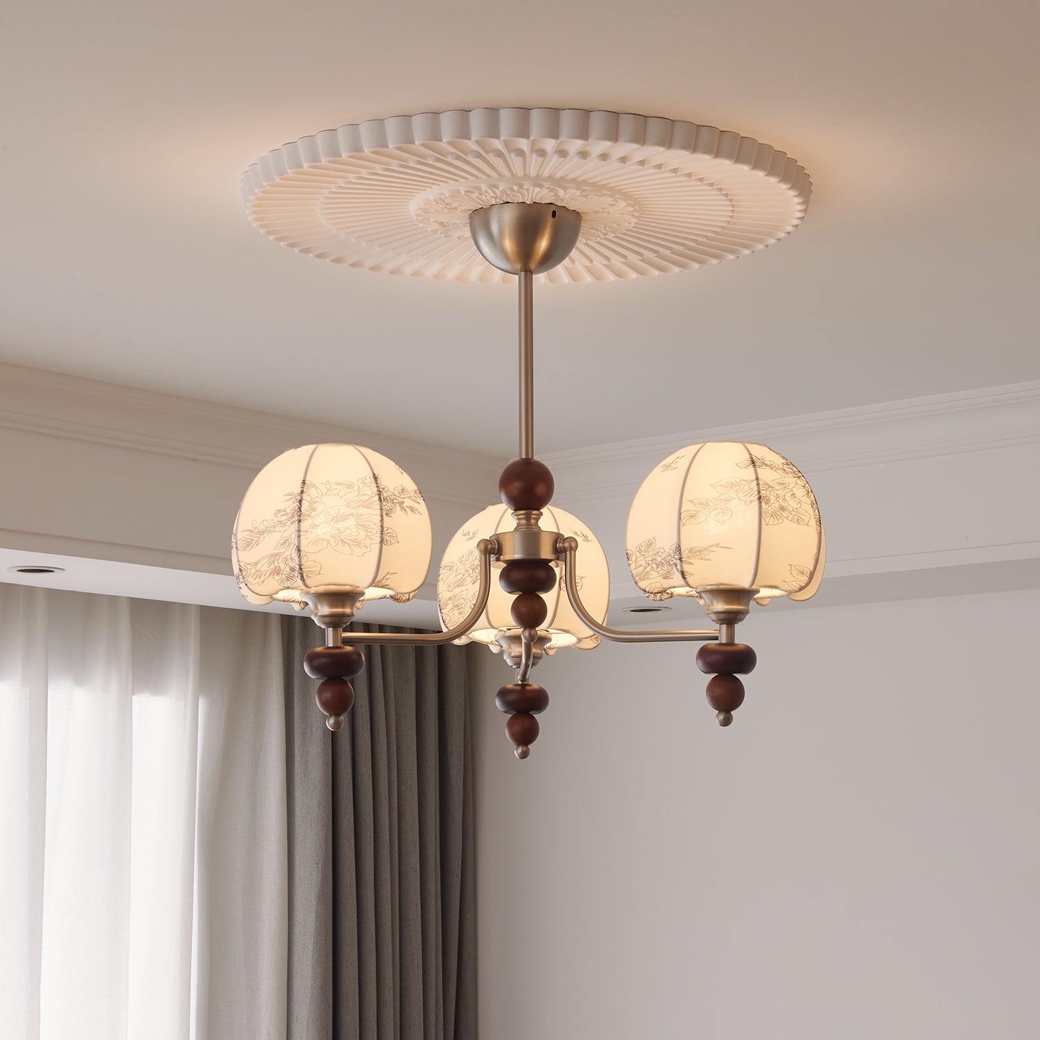 Velvet Petal Chandelier - Blowlighting