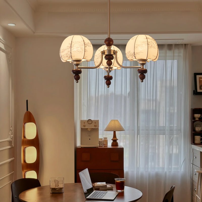 Velvet Petal Chandelier - Blowlighting