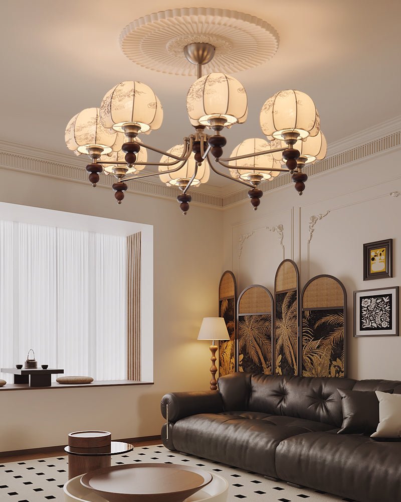 Velvet Petal Chandelier - Blowlighting