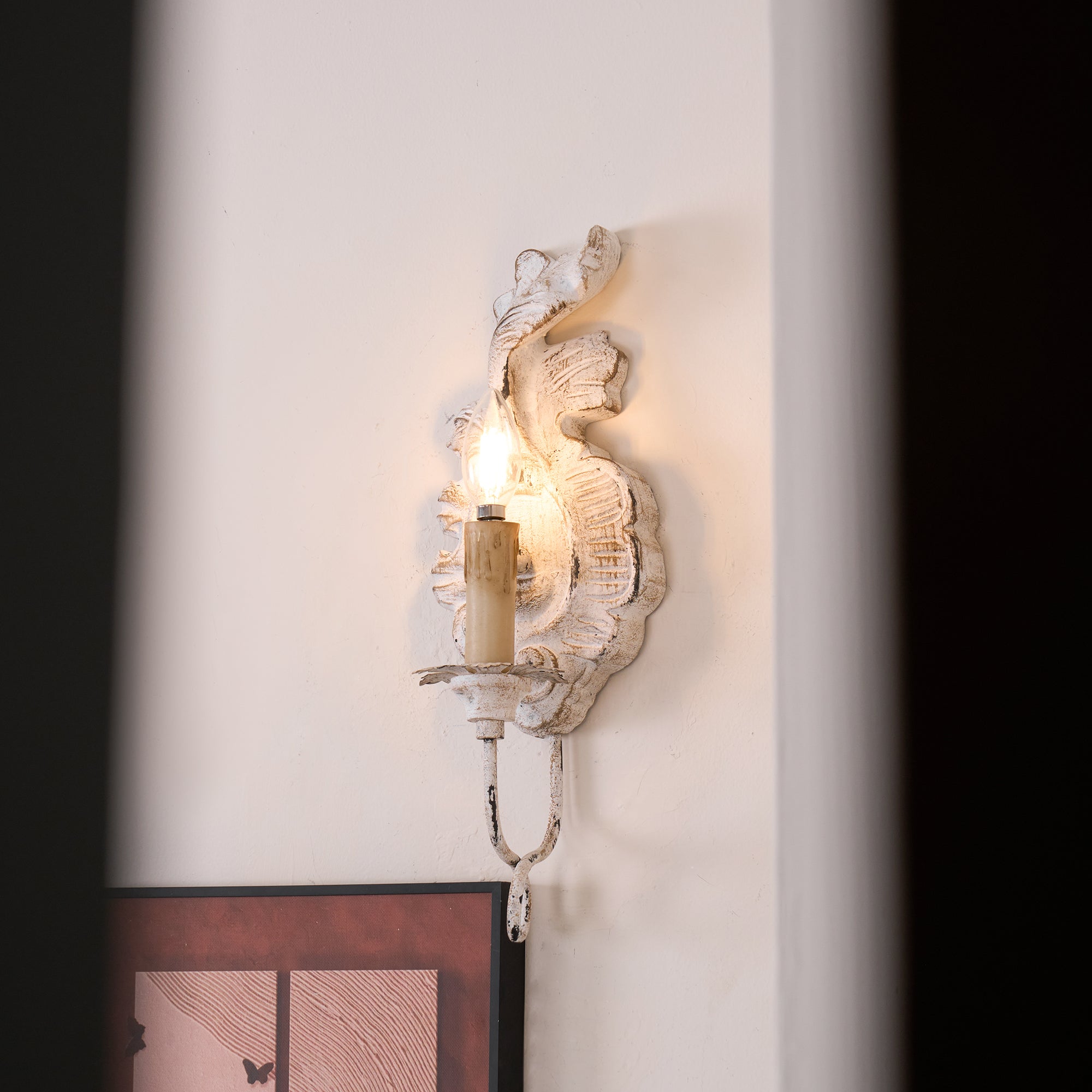 Olsilel Elegance Vintage Resin Metal Sconce Wall Lamp - Lamp Copper