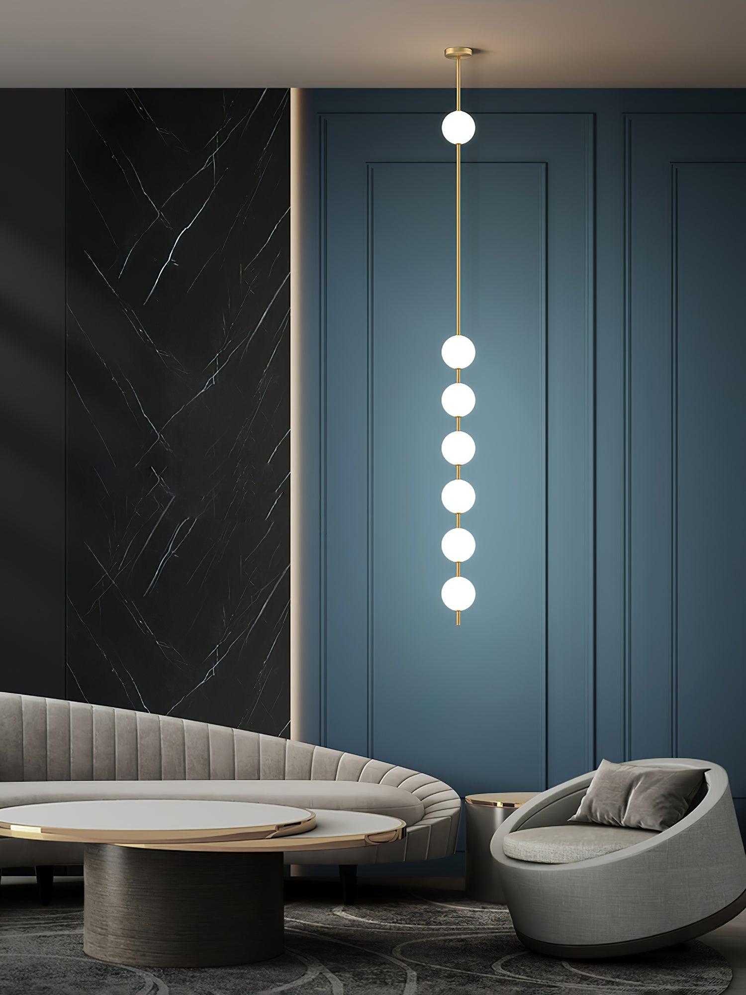 Halo Modern Brass Pendant Lamp - Blowlighting