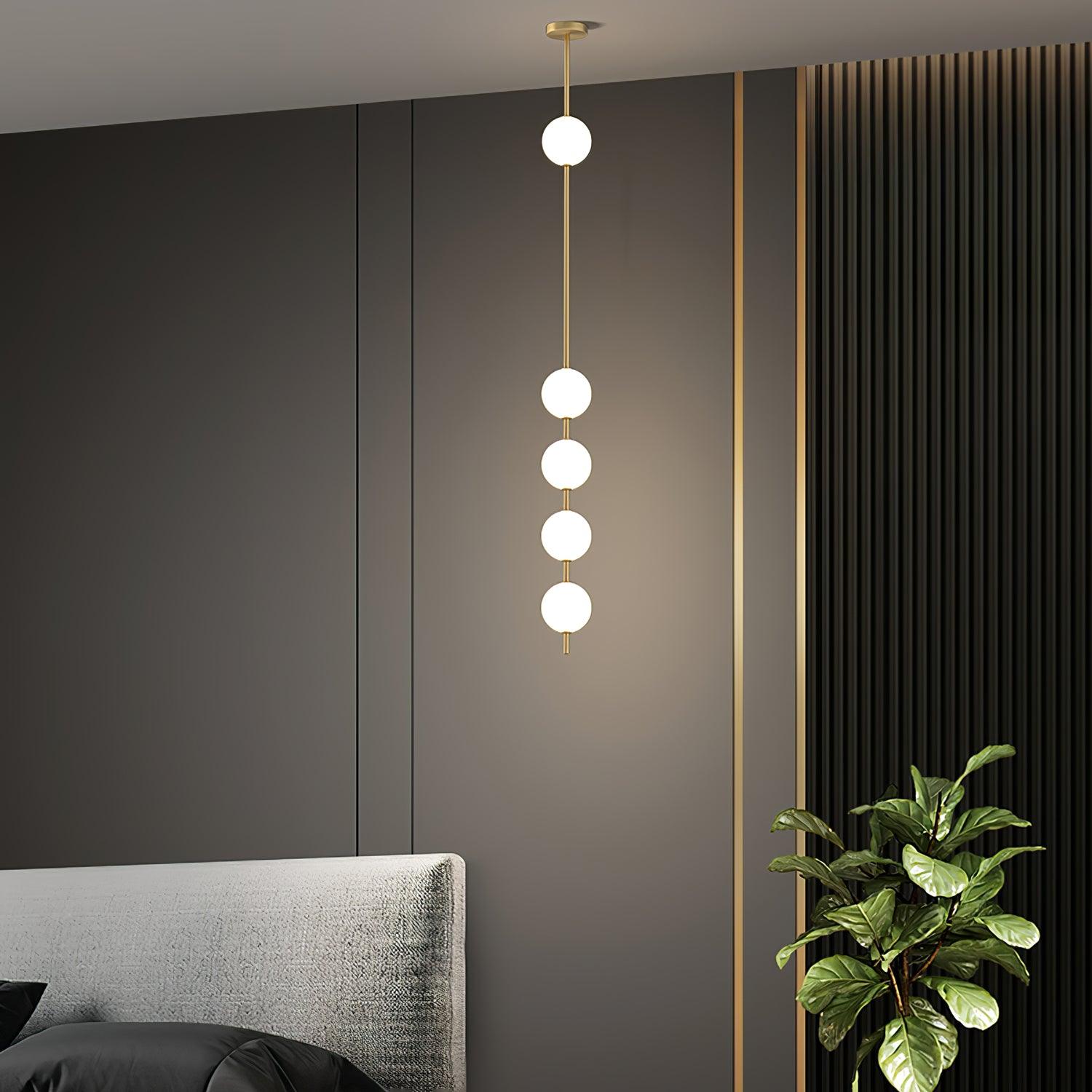 Halo Modern Brass Pendant Lamp - Blowlighting