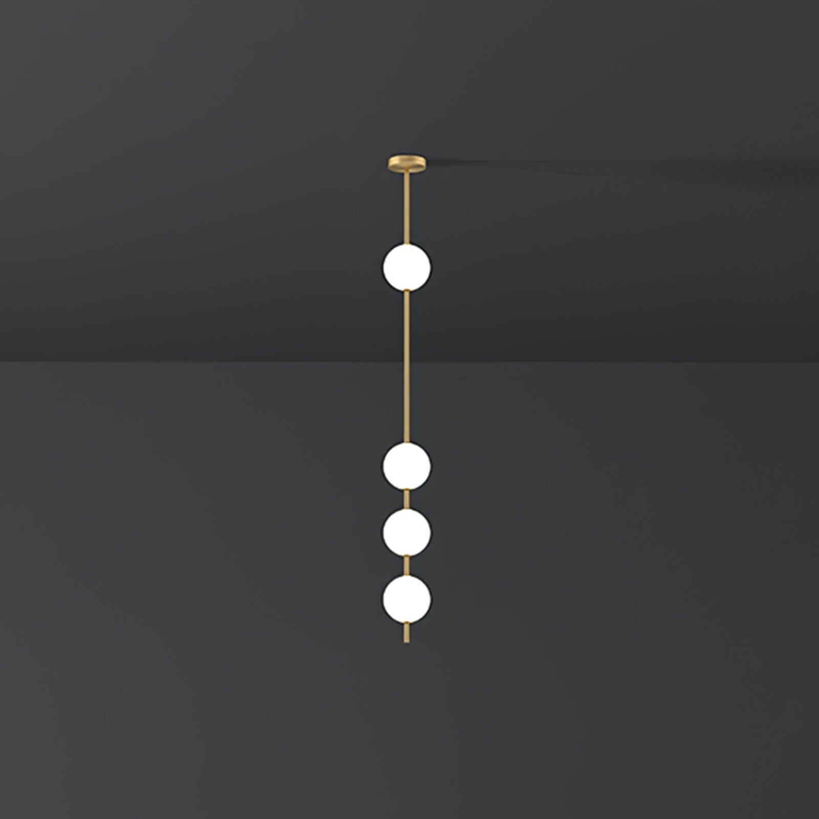 Halo Modern Brass Pendant Lamp - Blowlighting