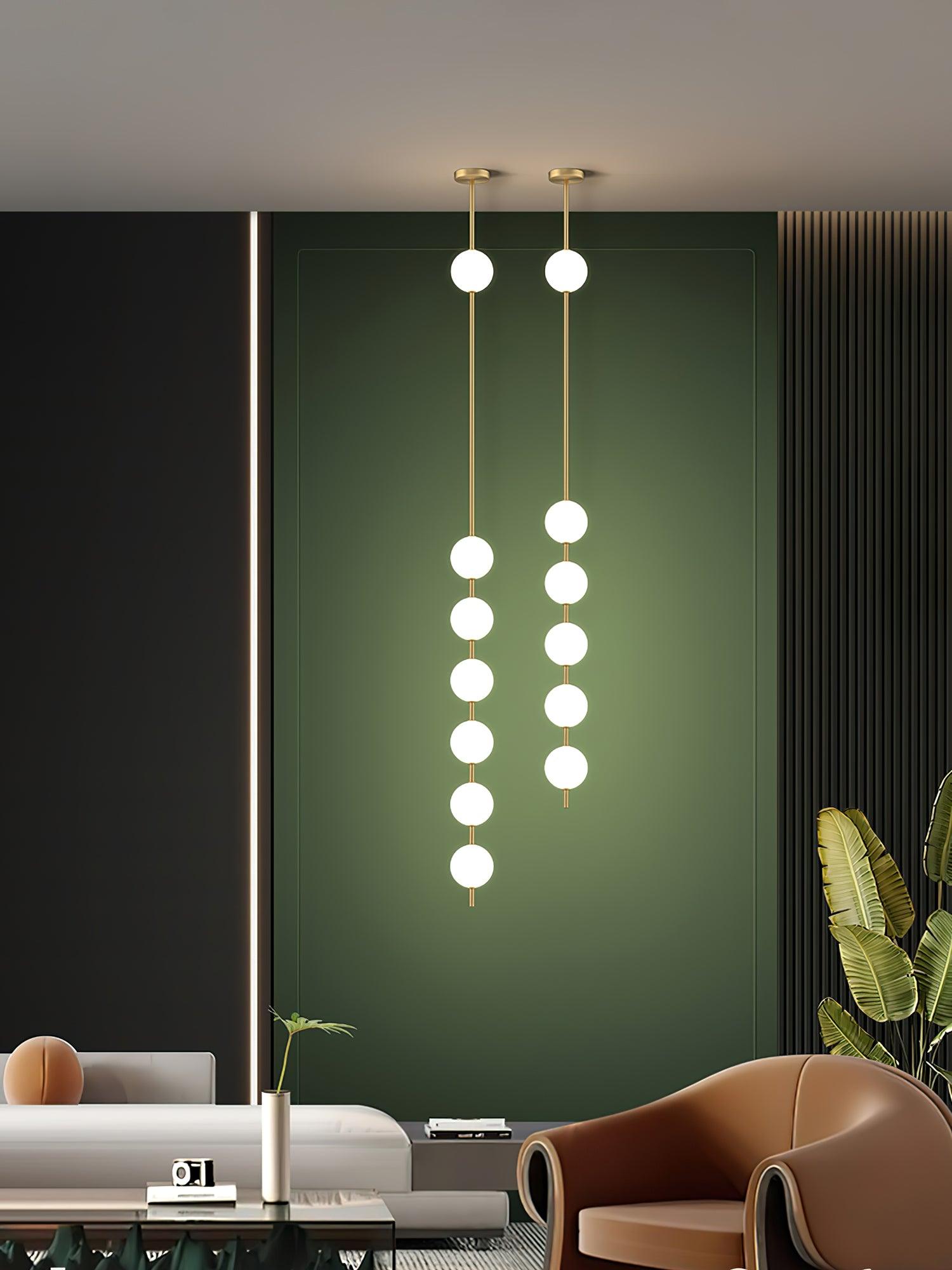 Halo Modern Brass Pendant Lamp - Blowlighting
