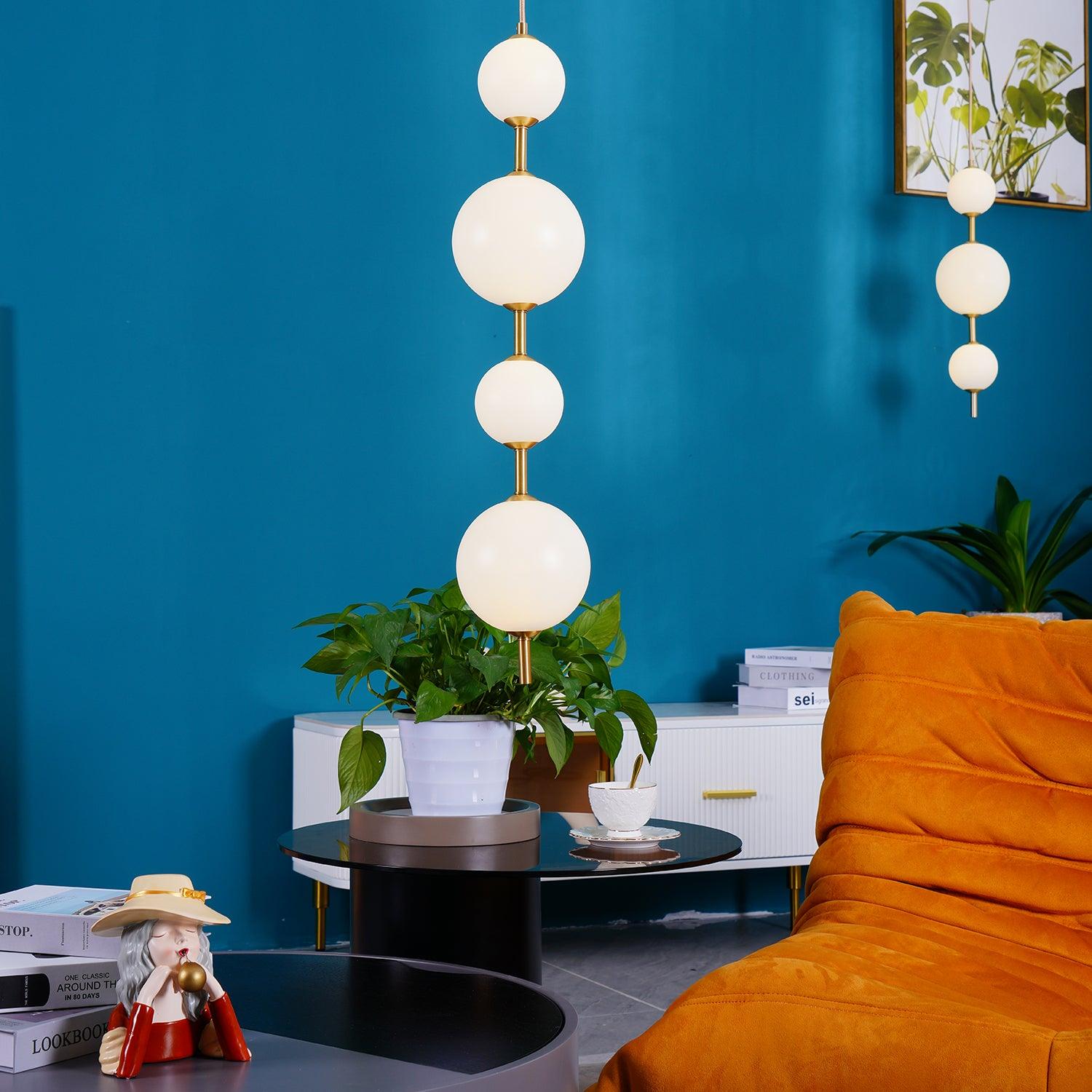 Vertical Globe Pendant Lamp - Blowlighting