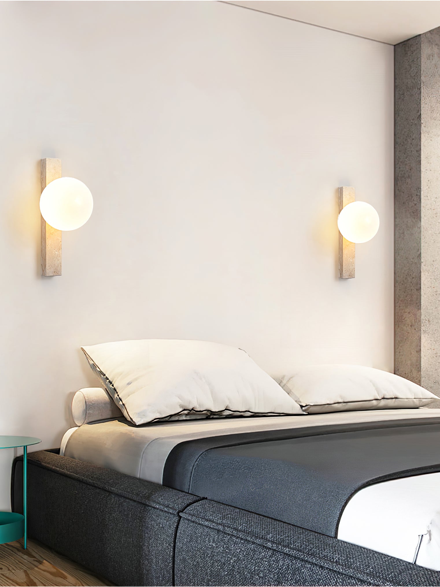 Zoshaira Travertine Wall Light - Neutralighting