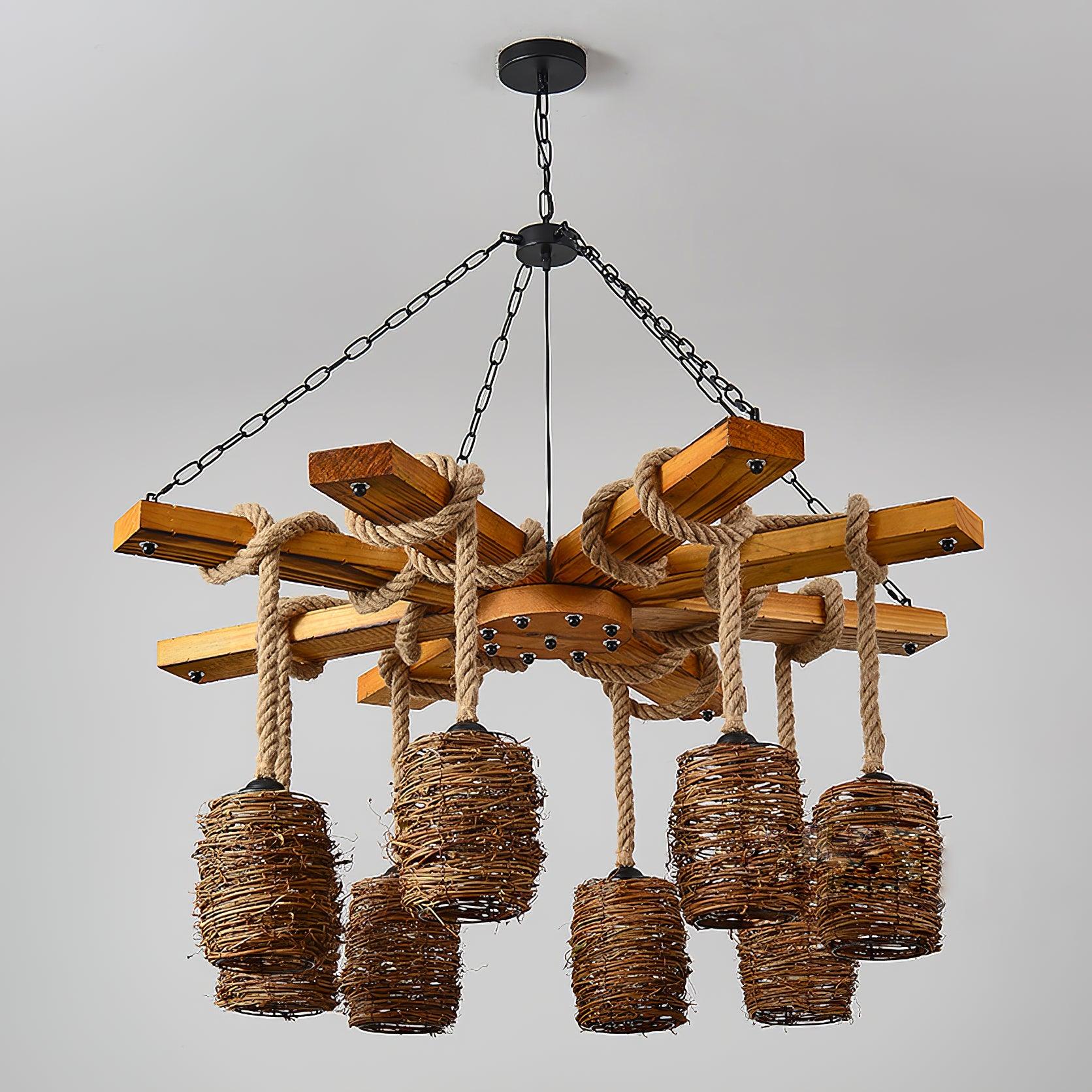 Vintage Farmhouse Chandelier - Blowlighting