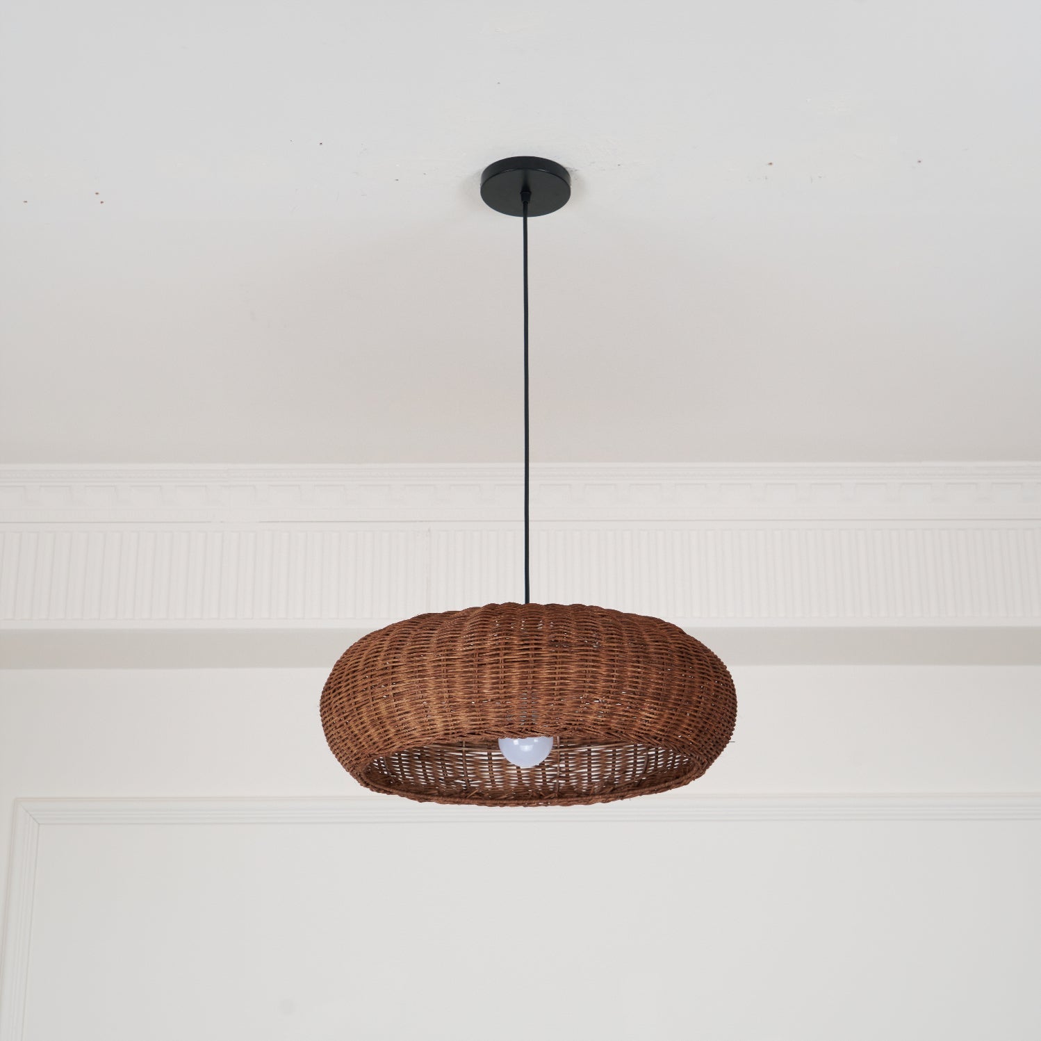 Vintage Rattan Pendant Lamp - Blowlighting