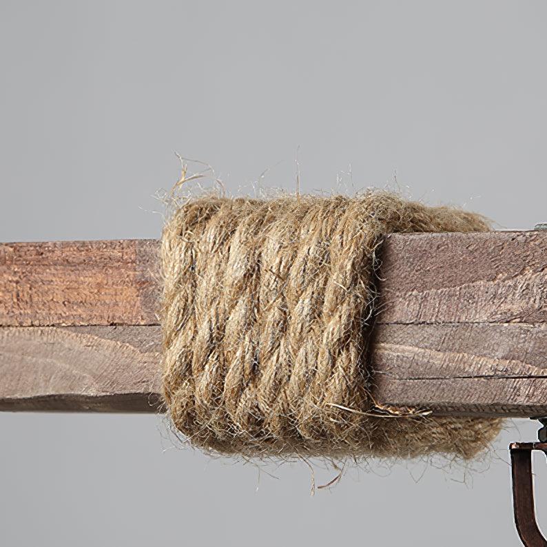 Vintage Wood Glass Chandeliers - Blowlighting