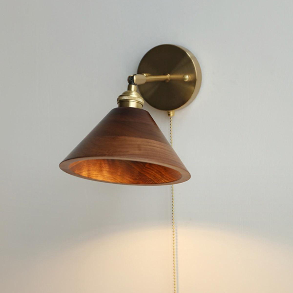 Muto Applique da Parete Vintage con Interruttore a Catenella