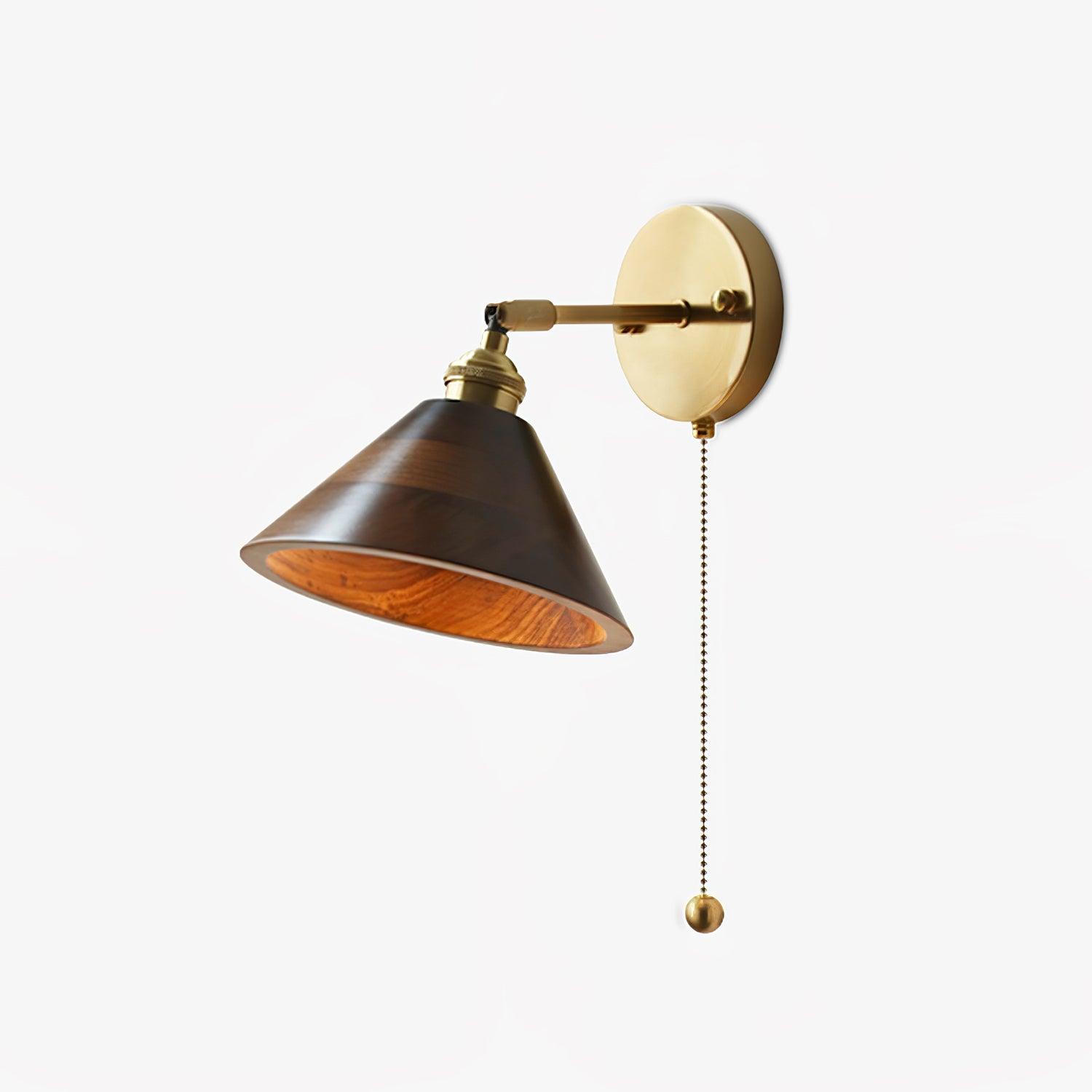 Muto Applique da Parete Vintage con Interruttore a Catenella