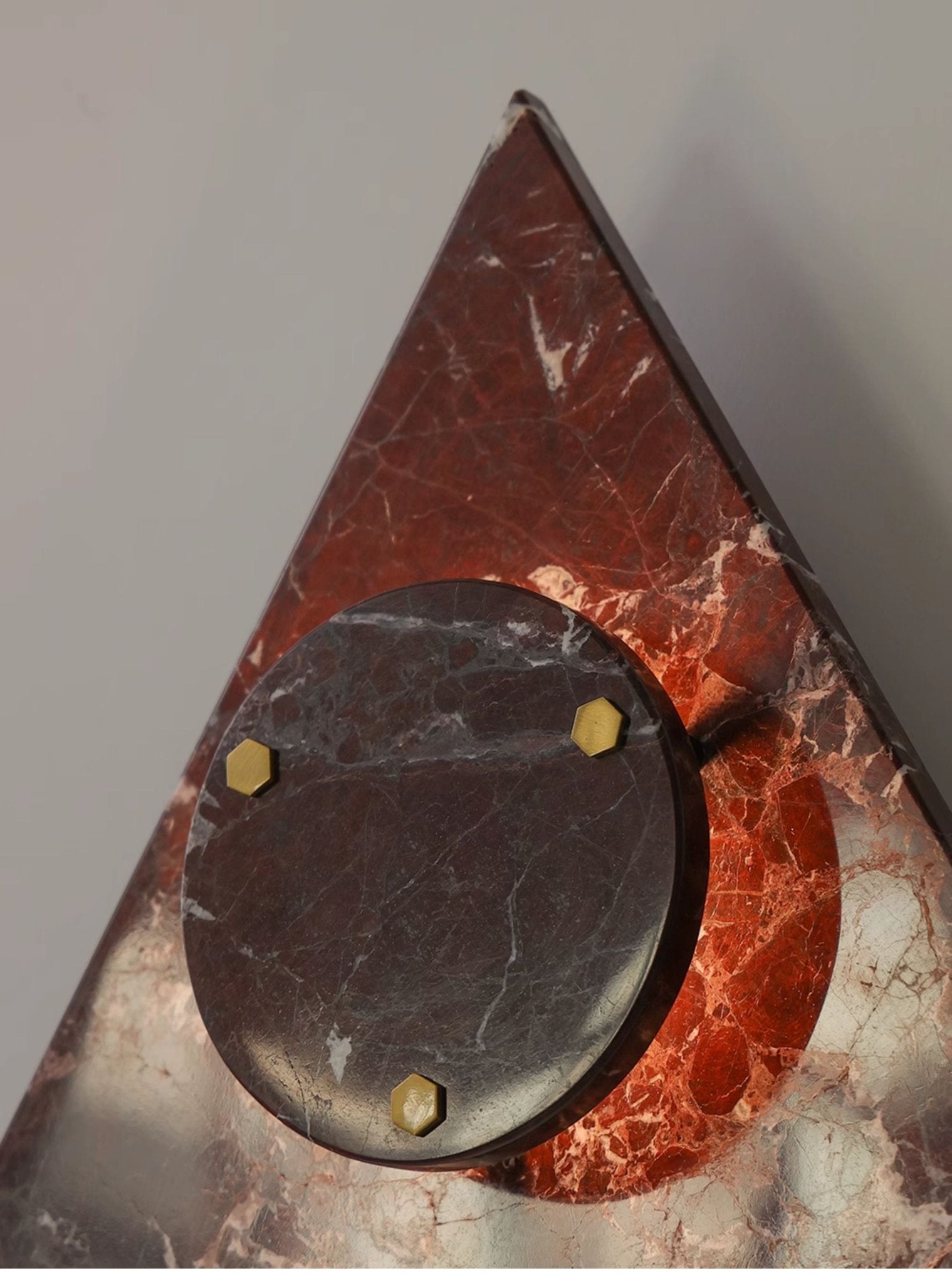 Pyramid Rustic Marble Wall Light - Blowlighting