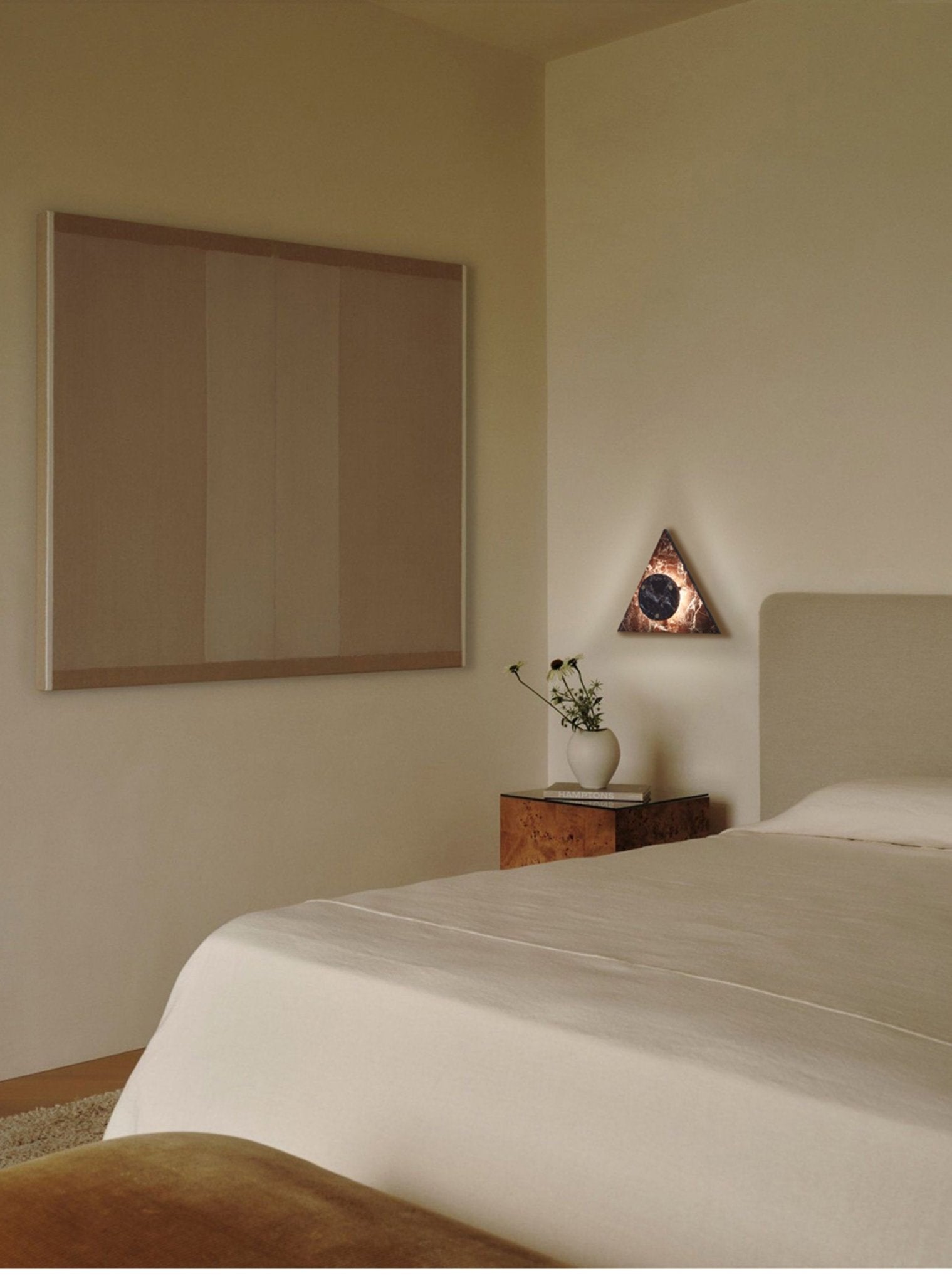 Pyramid Rustic Marble Wall Light - Blowlighting