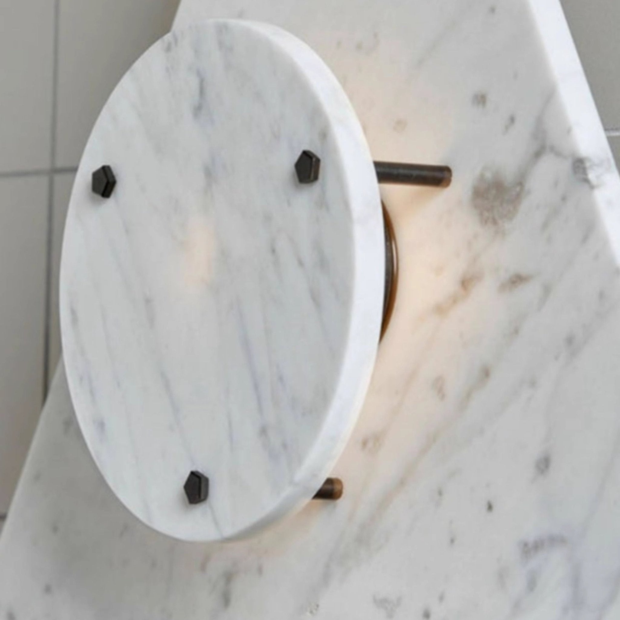 Pyramid Rustic Marble Wall Light - Blowlighting