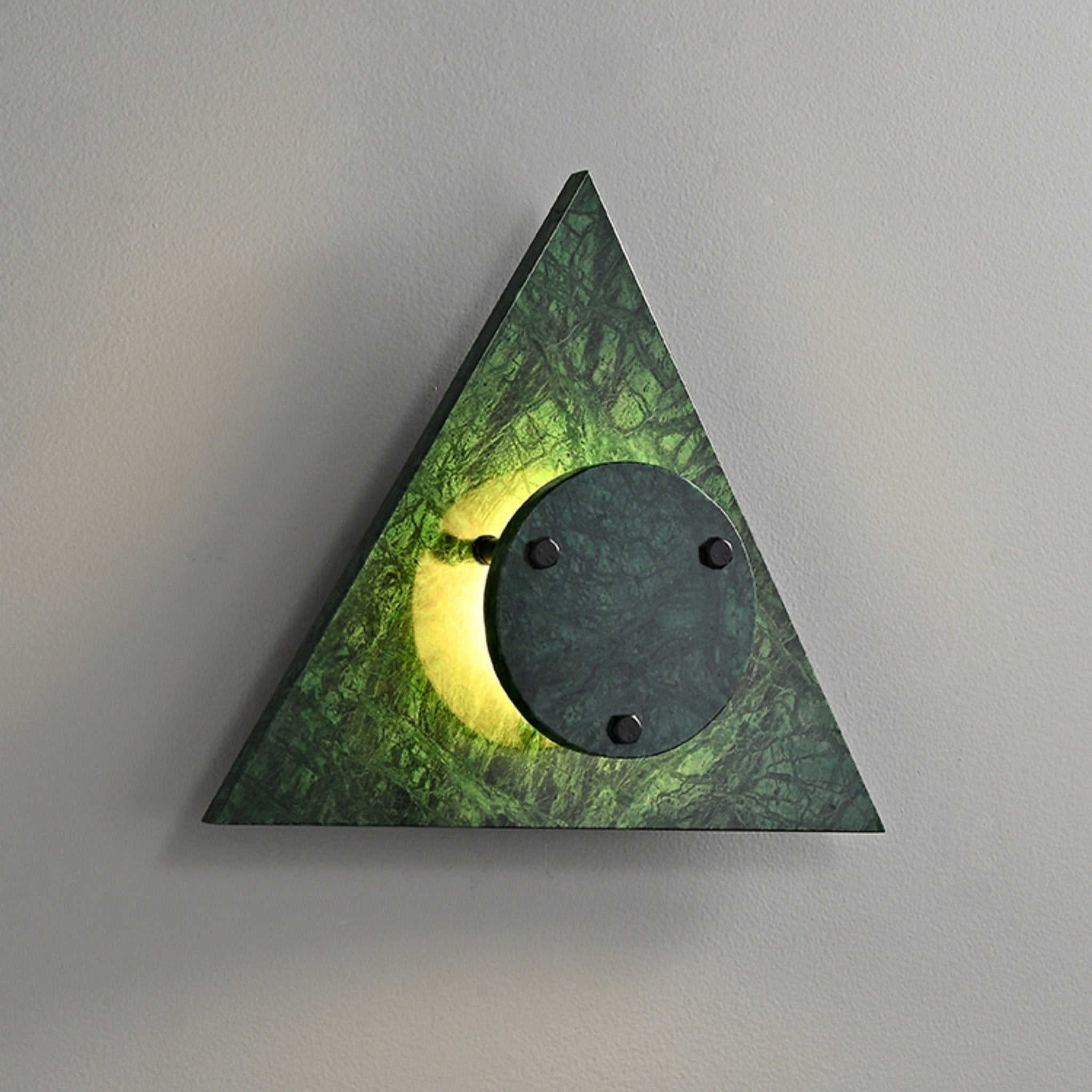 Pyramid Rustic Marble Wall Light - Blowlighting